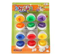 Uova educative ad incastro per riconoscere forme e colori 6 pz