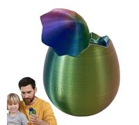 Uova riempibili | Uova colorate stampate in Non riempite | Forniture per feste a tema pasqua, decorazione per la tavola della casa delle vacanze, uova piccole per caramelle, gioielli, giocattoli