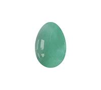 Uova Yoni non perforate 45X30mm Uovo da massaggio al quarzo rosa naturale Uova di giada di cristallo di ossidiana Palla da massaggio for esercizi di Kegel, Uova di giada decorazione della stanza (Col