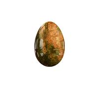 Uova Yoni non perforate 45X30mm Uovo da massaggio al quarzo rosa naturale Uova di giada di cristallo di ossidiana Palla da massaggio for esercizi di Kegel, Uova di giada decorazione della stanza (Col
