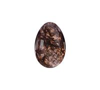 Uova Yoni non perforate 45X30mm Uovo da massaggio al quarzo rosa naturale Uova di giada di cristallo di ossidiana Palla da massaggio for esercizi di Kegel, Uova di giada decorazione della stanza (Col