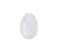 Uova Yoni non perforate 45X30mm Uovo da massaggio al quarzo rosa naturale Uova di giada di cristallo di ossidiana Palla da massaggio for esercizi di Kegel, Uova di giada decorazione della stanza (Col