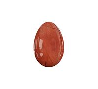 Uova Yoni non perforate 45X30mm Uovo da massaggio al quarzo rosa naturale Uova di giada di cristallo di ossidiana Palla da massaggio for esercizi di Kegel, Uova di giada decorazione della stanza (Col