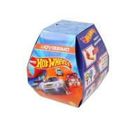 Hot Wheels Uovissimo - Set Regalo di Pasqua con Lanciatore e Veicolo, Giochi Race & Colour, Mini Basket, Racchette e Sticker, Giocattolo per Bambini 3, JTC26