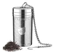 Uovo da tè sfuso - Diffusore per tè a maglia fine in acciaio inox per tè sfuso. Accessori da tè per bevitori di tè, supporto per tè sfuso, colino da tè con gancio allungato