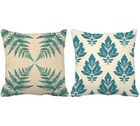 Uovo d'anatra Cuscini per Divano 55x55 Set di 2, Cuscini da Esterno Impermeabili Morbido Fiore Design Motivo Copricuscini Divano per Giardino Balcone Arredo Camera da Letto Estate Decorativi 1a-8505q
