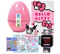 Uovo Di Pasqua Giocattoli Per Hello Kitty e Kuromi Fan, Pasqualone Bambina, Guscio Con 5 Sorprese, Bambini, Multicolore