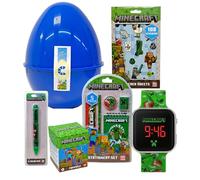 Uovo Di Pasqua Giocattoli Per Minecraft Fan, Pasqualone, Guscio Con 5 Sorprese, Bambini, Multicolore