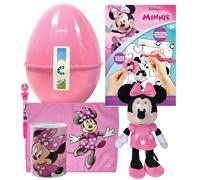 Uovo Di Pasqua Giocattoli Per Minnie Fan, Pasqualone Bambina, Guscio Con 5 Sorprese, Bambini, Multicolore