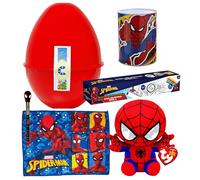 Uovo Di Pasqua Giocattoli Per Spiderman Fan, Pasqualone, Guscio Con 5 Sorprese, Bambini, Multicolore