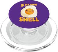 Uovo divertente gioco di parole nel mio guscio umorismo carino PopSockets PopGrip per MagSafe