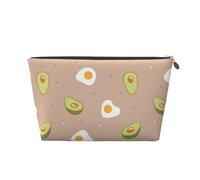 Uovo E Avocado, Borsa da toilette Borsa per trucco Borsa per cosmetici Borsa da toilette da viaggio portatile