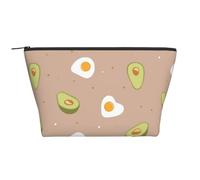 Uovo E Avocado, Borsa da toilette Borsa per trucco Borsa per cosmetici Borsa da toilette da viaggio portatile