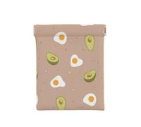 Uovo E Avocado, Spremere il portafoglio superiore da donna Borsa portaoggetti Piccola portamonete Portamonete