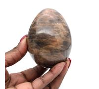 Uovo in pietra di microclina da 390 grammi e 80 millimetri, minerale microclina del Madagascar, pietra naturale, esemplare rara, arte minerale, minerale di conoscenza
