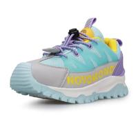 UOVO Scarpe da ginnastica per ragazzi con lacci a levetta, traspiranti e impermeabili, scarpe da trekking per bambini attivi dai 6 ai 14 anni, suola in gomma antiscivolo, taglie da 12,5 a 5,5, Verde