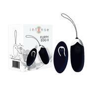 INTENSE - UOVO VIBRANTE FLIPPY II CON TELECOMANDO NERO
