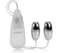 Uovo Vibrante Doppio Calexotics Pocket Exotics - ABS Argento