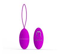 Uovo vibrante in silicone rosa Joanne con telecomando