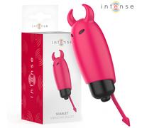 Uovo Vibrante Intense Red Demon - Silicone, 9,3 cm