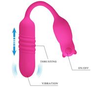 Uovo Vibrante Push in Silicone Pretty Love Nobikuma - Rosa