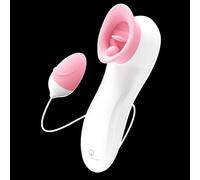 Uovo vibrante Silicagel Lingua vibrante che lecca giocattolo Tongue Bullet Egg Vibratore Leccare giocattoli Leccare lingua giocattolo Per Masturbatore femminile