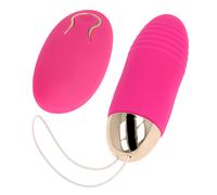 Uovo Vibrante Telecomandato Ohmama - 10 Modalità, Rosa