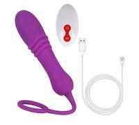 Uovo vibrante Vibratore Per Women Jump Eggs Wireless Remote Control Thrusting Panty 8 velocità Uovo vibrante telescopico da donna