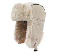 uoXHFdh Cappelli invernali da uomo Trapper Trooper Eskimo Berretto aviatore con paraorecchie caldo(CDUKPL2404Beige)