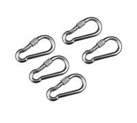 uoXHFdh Moschettone in acciaio inossidabile 304 con chiusura a vite 5 mm 6 7 8 Hardware for rigging pezzi(M6x60mm)