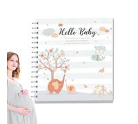 Uozonit Baby Journal - Hello Baby Planner, registro delle attività giornaliere, album dei record, pagine illustrate dei ricordi, pietre miliari dello sviluppo
