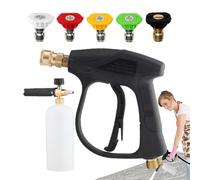 Uozonit Cannone schiuma, kit per autolavaggio | Spruzzatore di schiuma | pressione 'acqua regolabile | Forniture per lavaggio 'auto, strumenti per la pulizia 'auto, impianto di
