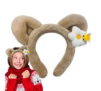 Uozonit Confortevoli fasce per capelli da donna, antiscivolo, con orecchie di orso, per il lavaggio del viso, protezione quotidiana alla, per donne e ragazze, yoga, pilates, allenamento, spa