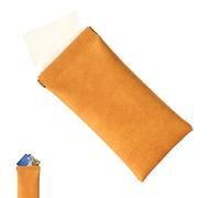 Uozonit Custodia per occhiali da sole - Borsa portatile per occhiali da sole, borsa a maniche corte, custodia protettiva per occhiali da vista e occhiali da sole, Orange1., Refer to description