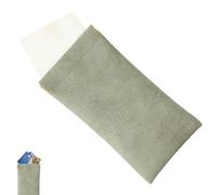 Uozonit Custodia per occhiali da sole - Borsa portatile per occhiali da sole, borsa a maniche corte, custodia protettiva per occhiali da vista e occhiali da sole, Verde, Refer to description