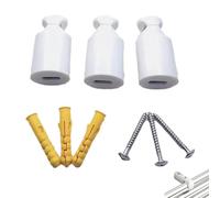 Uozonit di montaggio per termosifone, set di 3 ganci per riscaldamento, per bagno, gancio per cestello, di montaggio per bagno