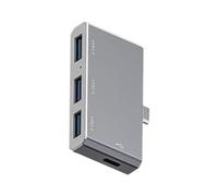 Uozonit Docking station DisplayLink,Stazioni docking per computer portatili | Docking station per 3 monitor Docking station Type-C 4 in 1 | Docking station USB C multifunzione
