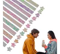 Uozonit Lucky - 210 fogli di carta pieghevole a forma di cuore, per sviluppare abilità artistiche per lezioni artigianali, , premi in classe