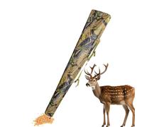 Uozonit Mangiatoia regolabile per cervi, in tessuto Oxford, con grande capacità, mangiatoia per giochi all'aperto, borsa portatile per caccia e alimentazione