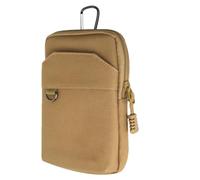 Uozonit Porta telefono | multiuso in nylon, da uomo, Kaki verticale titolare della carta singolo strato, riferimento alla descrizione, Unisex