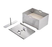 Uozonit Pressa per formaggio | Stampo per formaggio con drenaggio e vassoio antigoccia, in acciaio, regolabile a pressione, per cottura al forno, cucina, ristorante, casa