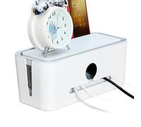 Uozonit Scatola portaoggetti per cavi, organizer e scatola di gestione della presa di corrente, capacità, per cucina, sala riunioni