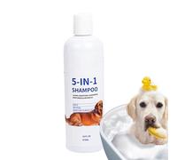 Uozonit Shampoo per cani 5 in 1, shampoo per cani, shampoo professionale per cani, shampoo per cani da 16 FL Oz, shampoo e balsamo per animali da compagnia per idratare,