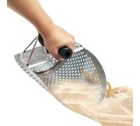 Uozonit Shell Shovel Setaccio per spiaggia - Pala di setacciatura rapida per sott'acqua, per il rilevamento di metalli, Strumento di rilevamento di metalli, Pala da scavo veloce per