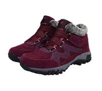 Uozonit Stivali da neve invernali, in tessuto Oxford, resistenti all'acqua, antiscivolo, leggeri, caldi, comodi, termici, per correre lentamente, giocare a slittino