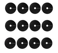 Uozonit Tappetino per pacciamatura per alberi, 12 coperture per piante da giardinaggio in tessuto non tessuto, protezione per le radici degli alberi degradabile traspirante per la protezione delle