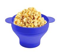 Uozonit Tazze per popcorn riutilizzabili, scatole per snack in silicone con coperchio, per pop corn, per feste, teatro, amanti del cinema, biscotti, casa, cinema, bambini, adulti, famiglie