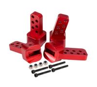 UOzzJVEjc Monti anticrolati del Collegamento Posteriore in Alluminio per Assi AR44 compatibili con 1 10 Modelli di Auto RC a 10 Scala(Red)