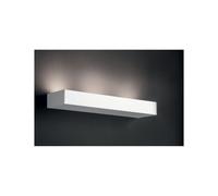UP 3 APPLIQUE SEMPLICE RETTANGOLARE DESIGN MODERNO IN METALLO BIANCO O SABBIA