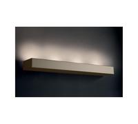 UP 4 APPLIQUE SEMPLICE LINEARE DAL DESIGN MODERNO IN METALLO BIANCO O SABBIA